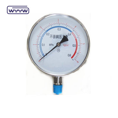 مصنع WYYW 100mm من الفولاذ المقاوم للصدأ سعر مقياس الضغط