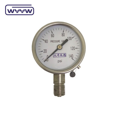 1/4&quot;Bsp 304 مقياس الضغط من الفولاذ المقاوم للصدأ