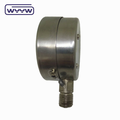 1/4&quot;Bsp 304 مقياس الضغط من الفولاذ المقاوم للصدأ