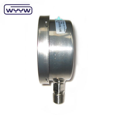خنجر Kgf / Cm2 Psi 4 &quot;مقياس الضغط المملوء بالسائل الاتصال السفلي
