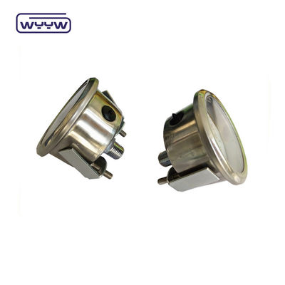 مقياس ضغط محوري عالي الجودة MPa / bar / kg اتصال خلفي 60mm كامل 304ss مقياس ضغط من الفولاذ المقاوم للصدأ