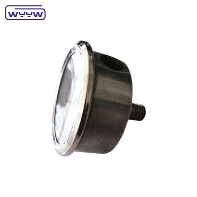 مقياس ضغط محوري عالي الجودة MPa / bar / kg اتصال خلفي 60mm كامل 304ss مقياس ضغط من الفولاذ المقاوم للصدأ