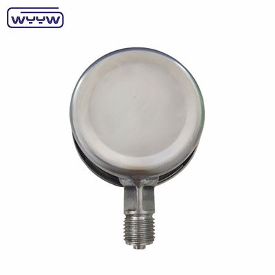 مقياس الضغط العالي WYYW 60mm جميع المقاسات الممتلئة بالزيت من الفولاذ المقاوم للصدأ