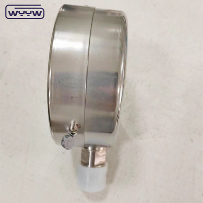 مركب فراغ الجاف ss304 اتصال أسفل G1/2&quot; 4 بوصة مقياس ضغط جيد السعر -1+1bar