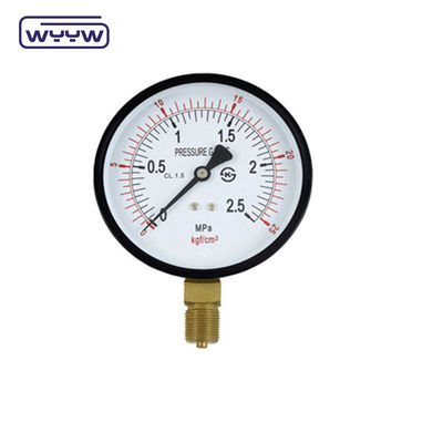 مرشحات حمامات المياه 60mm 100mm 10 بار مقياس ضغط