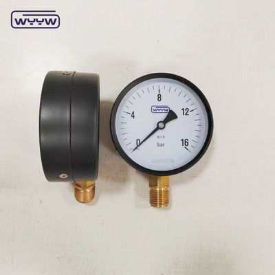 مرشحات حمامات المياه 60mm 100mm 10 بار مقياس ضغط
