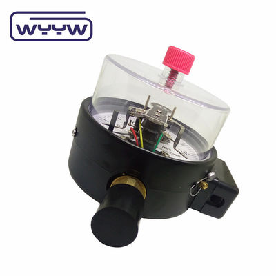 مقياس ضغط الاتصال الكهربائي 100mm 380V الماينومتر القضية الفولاذية الخلفية