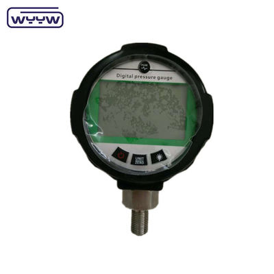 درجة الحرارة العاملة 20-140 ° F -6.67 إلى 60 ° C مقياس ضغط رقمي 80 مم مع مواد عنصر 304SS