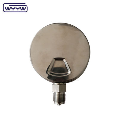 أداة قياس الضغط المهنية مع ملء السائل 1/2'PT/NPT/G/M Thread Black Painted Aluminium Pointer