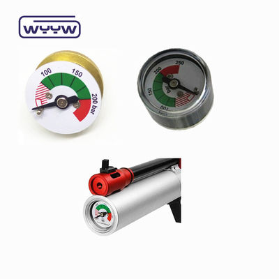 22mm-41mm حجم اسمي شاشة تشبيهية مقياس ضغط صغير 1/8''G / NPT / M Thread Wide Compatibility