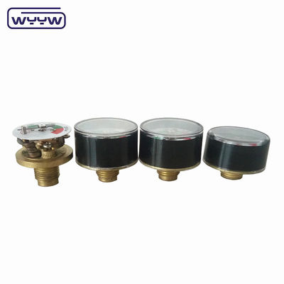 22mm-41mm مقياس ضغط مصغر 1/8'' G خيط تركيب خلفي 1/8''G NPT الحجم الاسمي
