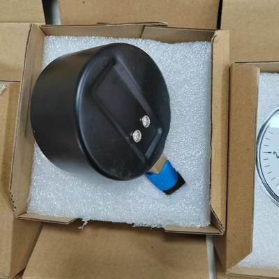 مقياس ضغط كبسولة 63 مم، مقياس ضغط على شكل جرس، كيلو باسكال، سمH2O، وصلة سفلية