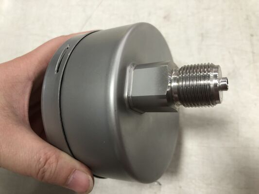 مقياس ضغط من الفولاذ المقاوم للصدأ 4 بوصة 100 مم مقاوم للاهتزاز ومقاوم للتآكل بدون زيت