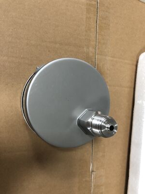 مقياس ضغط من الفولاذ المقاوم للصدأ 4 بوصة 100 مم مقاوم للاهتزاز ومقاوم للتآكل بدون زيت