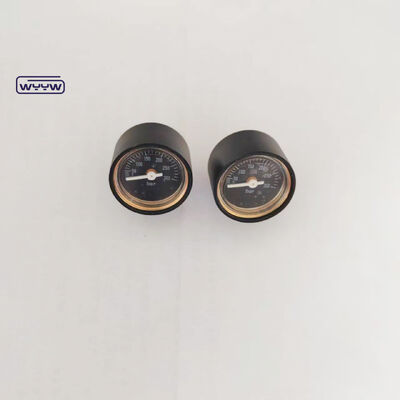 مقياس ضغط صغير من الفولاذ 30 مم 300 بار مقياس ضغط لبندقية الهواء