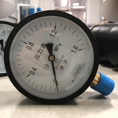 4-inch (100mm) Bourdon Tube Pressure Gauge 0-1.6MPa Economy & Durable for Reliable Mechanical Measurement