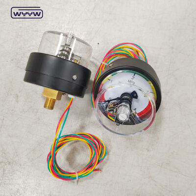 مقياس ضغط اتصال كهربائي 63 ملم مع اتصال خلفي ومدى 4MPa للتطبيقات الصناعية